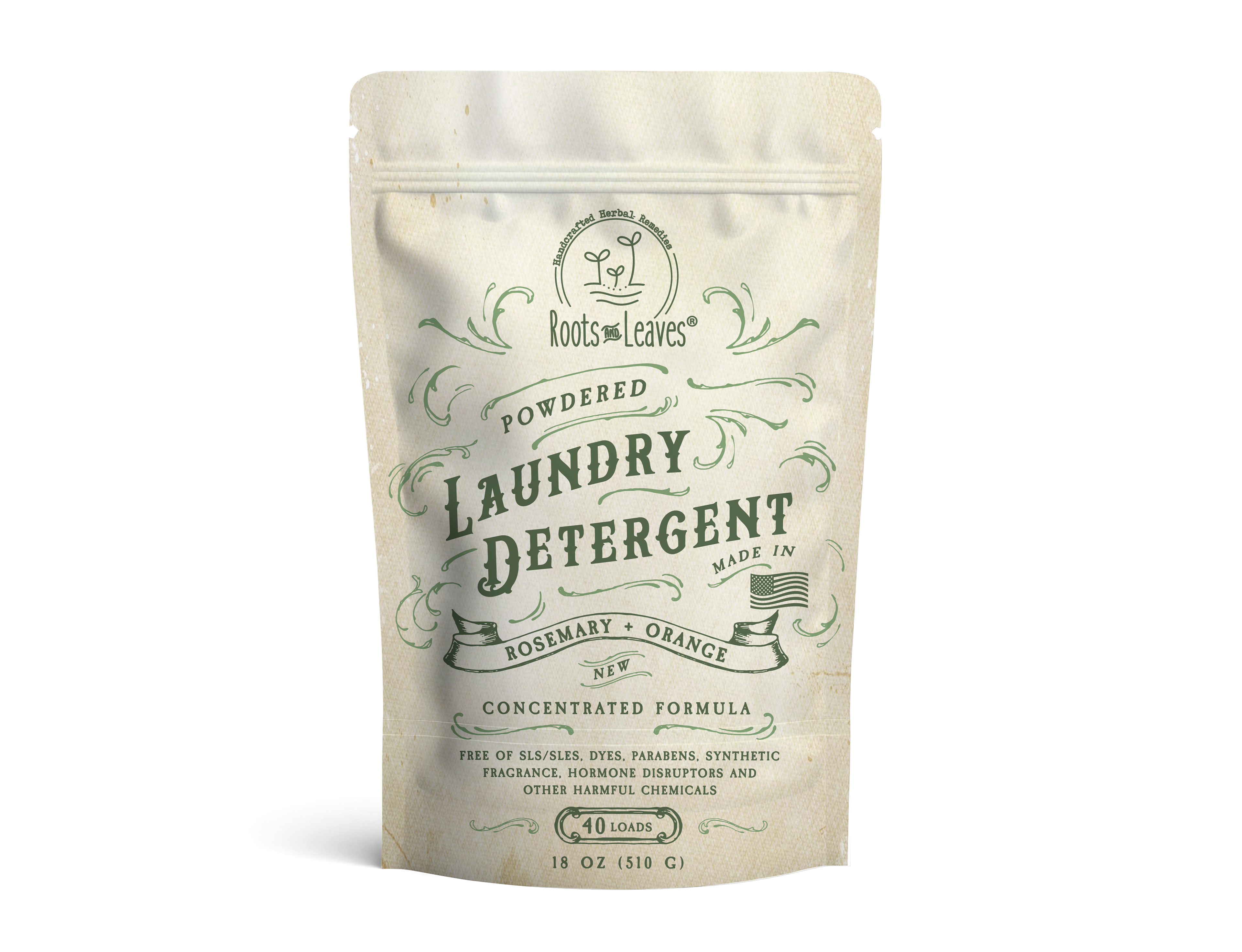 Powdered Laundry Detergent - Rosemary Orange