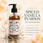 Spiced Vanilla Pumpkin Face, Body & Hand Wash