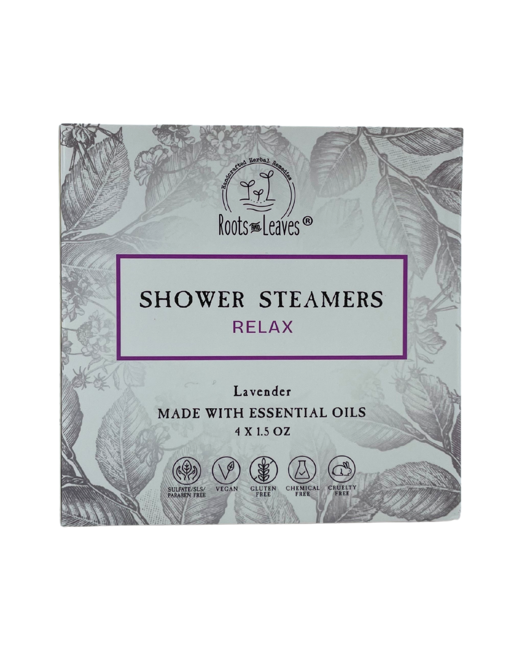Relax - Lavender Shower Steamer & Bath Bomb