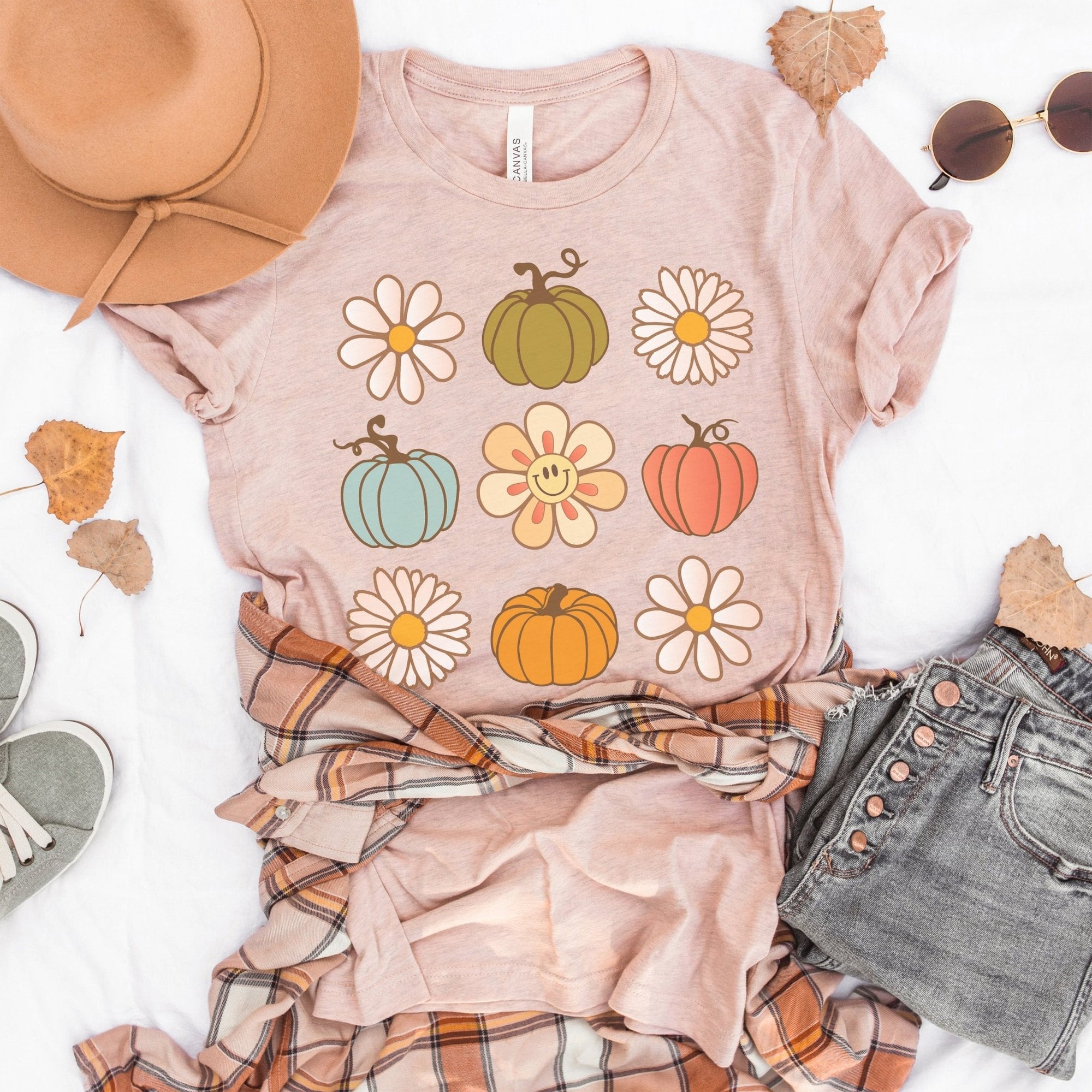 Retro Fall - heather peach
