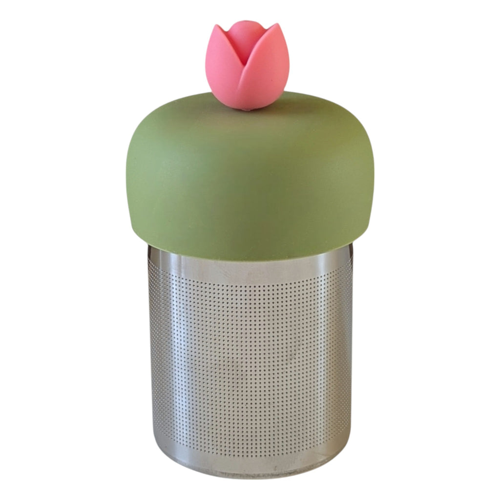 Floating Pink Tulip Flower Tea Infuser - Cute Tea Infuser for Loose Leaf Tea