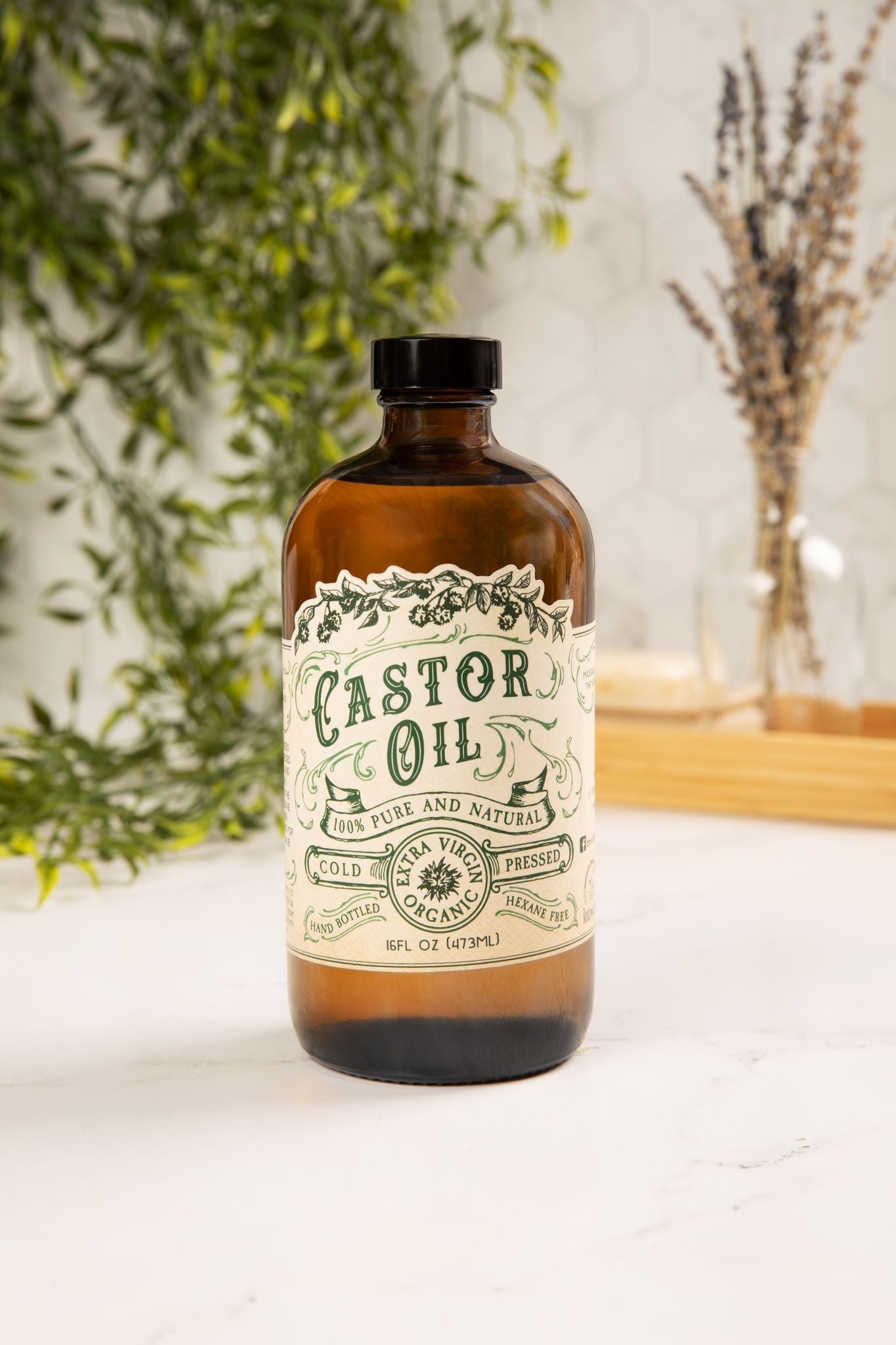 Organic Cold Pressed Hexane Free Castor Oil 16 oz – Little Red Farm