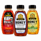 Raw Honey Trio Gift Set: Hawt, Buckwheat & Palmetto