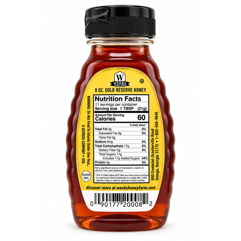 Weeks Gold Reserve Honey — Special Edition Raw Georgia Honey | Weeks Honey Farm