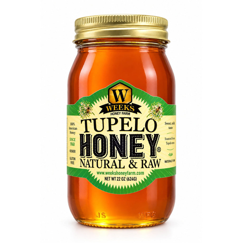 Raw Georgia Tupelo Honey | Buttery-Smooth Honey